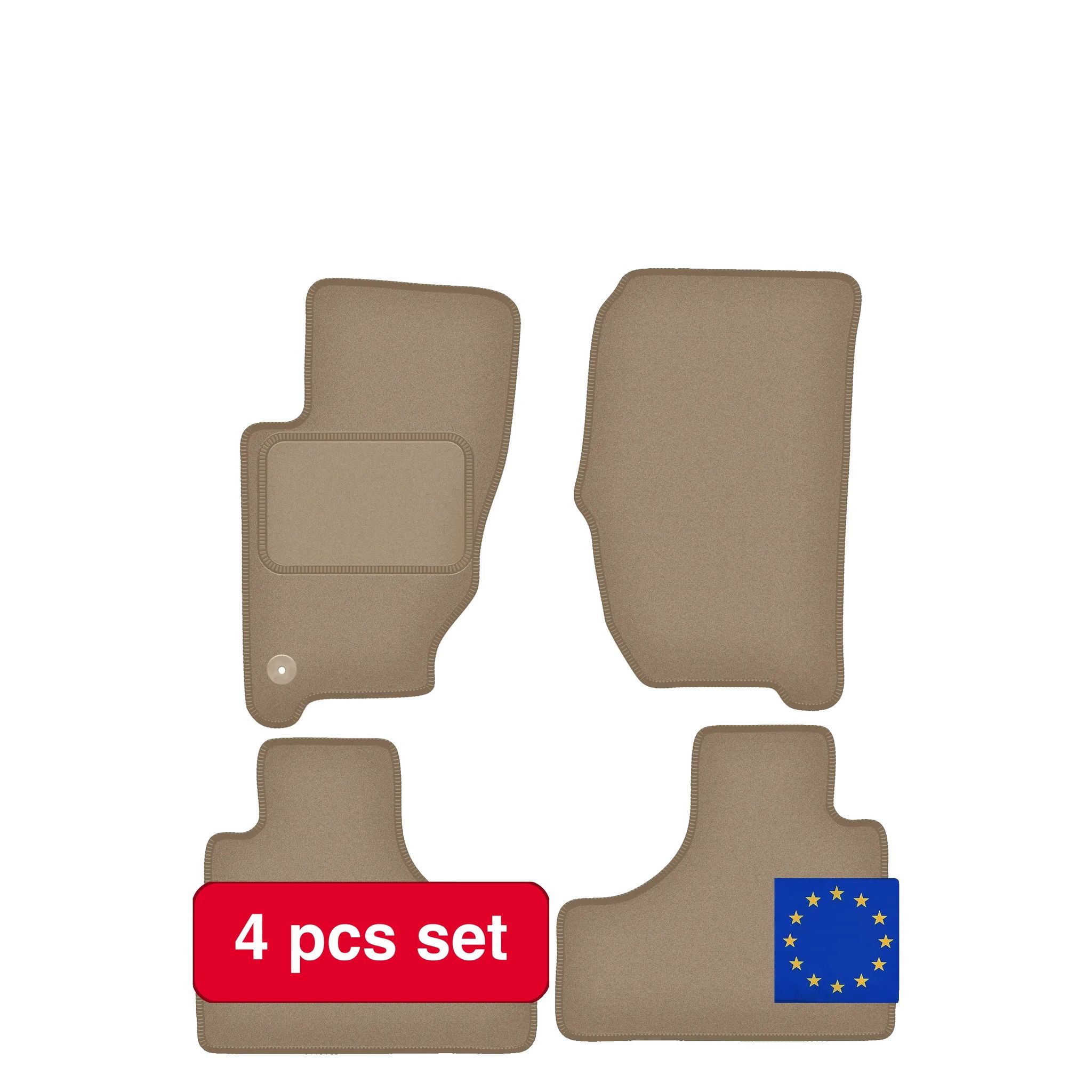 Bodenmatten, Synthetische Faser, Maßgeschneidert Für Jeep Cherokee Liberty (2002-2007), Beige