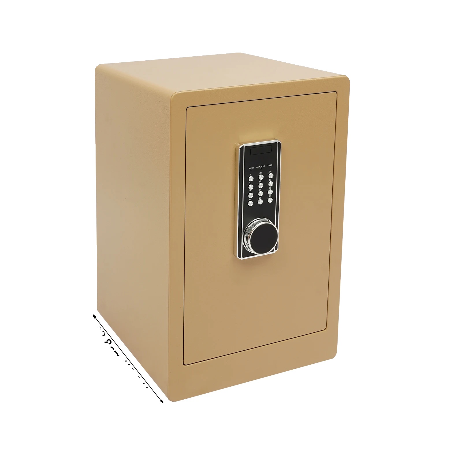 Sicherheitssafe, Freistehendes Design, Verbesserter Schutz, Gold