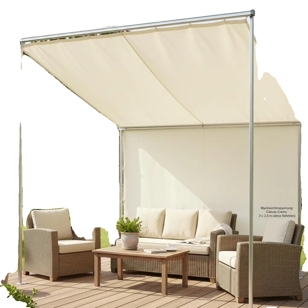 Ersatzdach Für Sonnenschirm, Uv-schutz, Stilvolles Design, Armeegrün