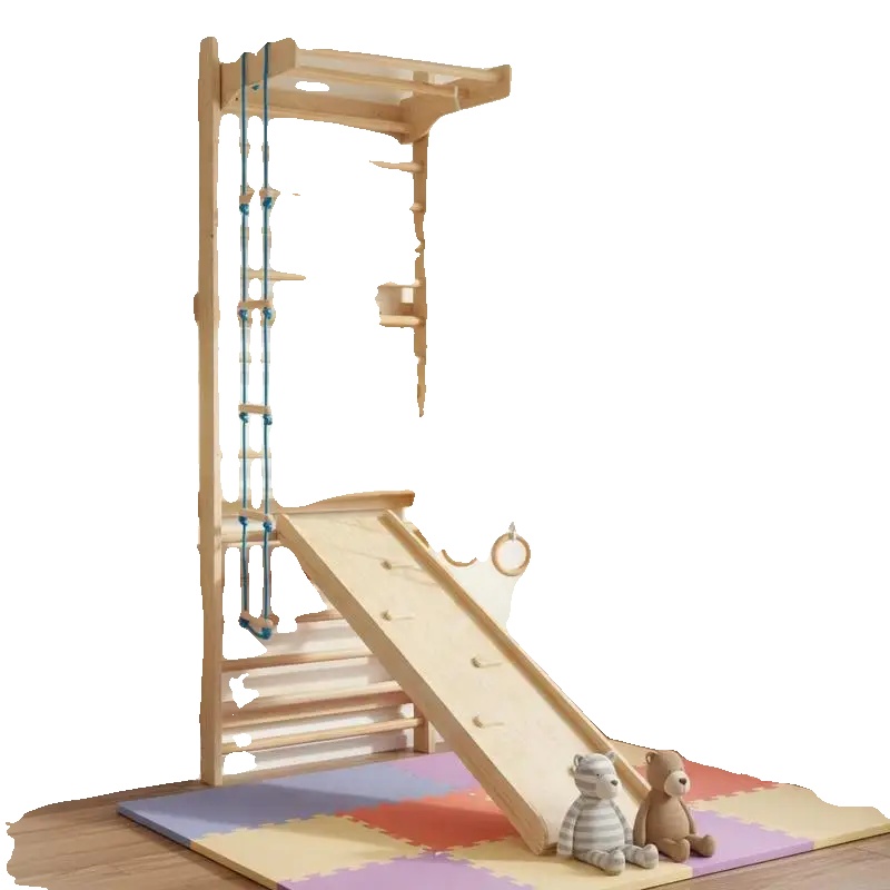 Schwedische Leiter, 15-stufen-design, 100 Kg Tragfähigkeit, Beige