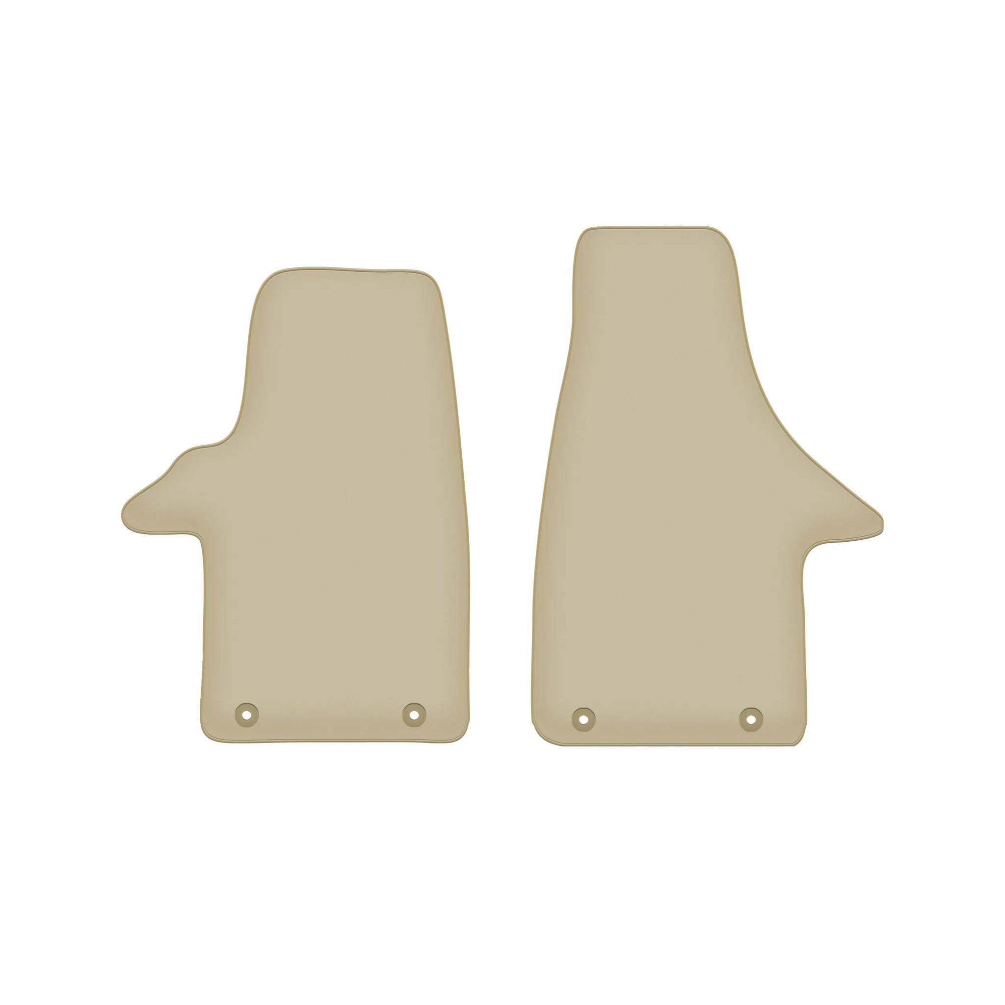 Autofußmatten, 100% Polyamid-oberfläche, Gummiboden, Maßgeschneidert Für T5 (2003-2015), Luxus-umrandung, Beige Farbe