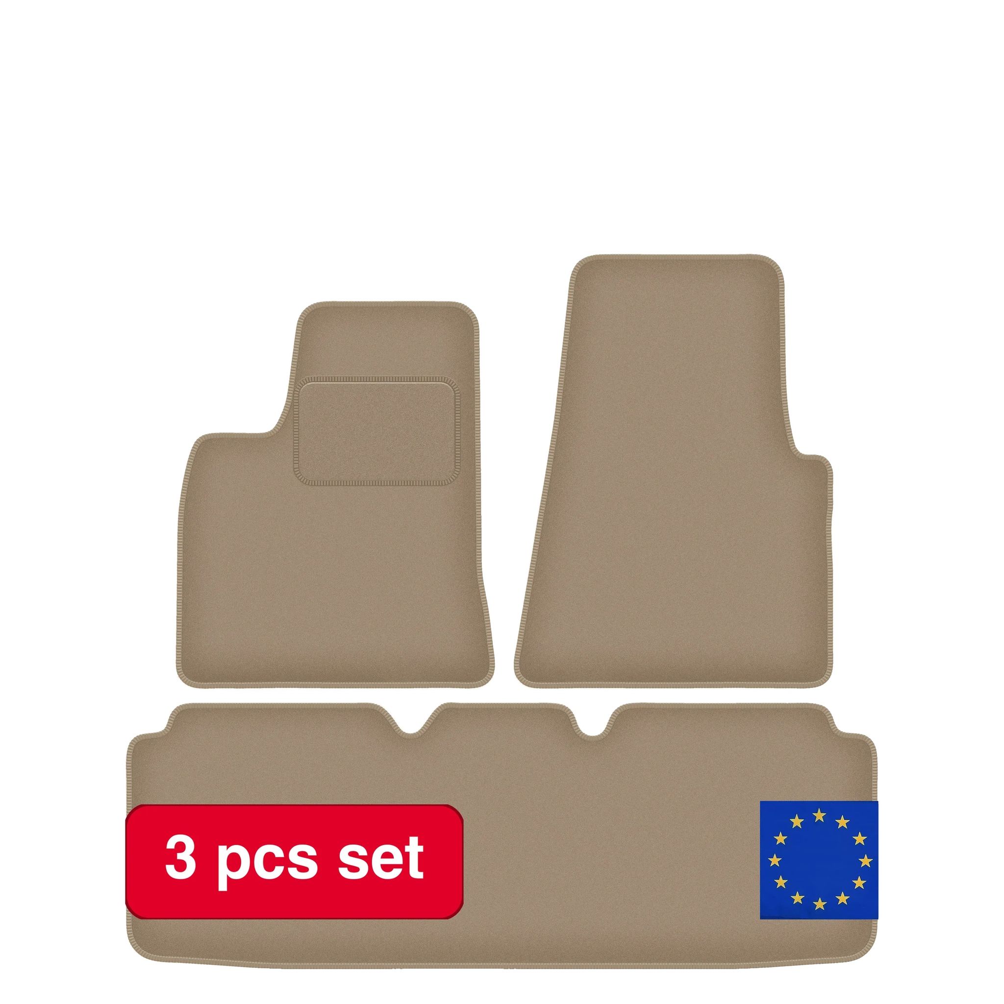 Bodenmatten, Synthetische Fasern, Maßgeschneiderte Passform, Beige