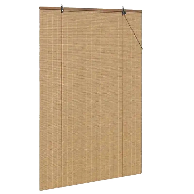 Rollos, Bambusmaterial, Verstellbare Lichtkontrolle, Khaki