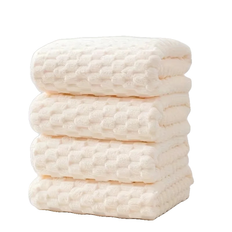 Handtuchset, Ultraweich, Hochabsorbierend, 4stück Beige, 70x140cm-a