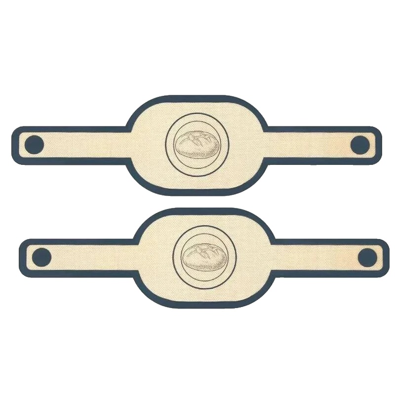Silikon Brottragehilfe, Lange Griffe, Antihaft-oberfläche, 2pcs Oval