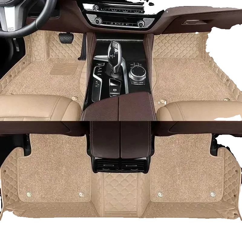Bodenmatten, Luxusdesign, Langlebiges Material, Doppelschicht-c