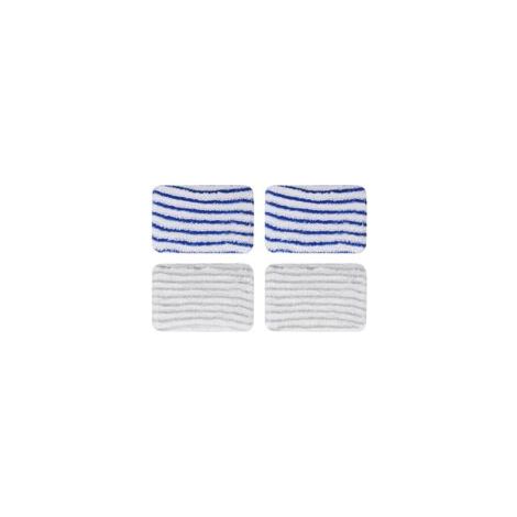 4-teiliges Reinigungs- Und Dampftuchset, Reinigungs- Und Dampfzubehör, Dampfmopp Für Rowenta Clean & Steam Zr850002 Zr005801 Zr005804 (grau Und Blau)
