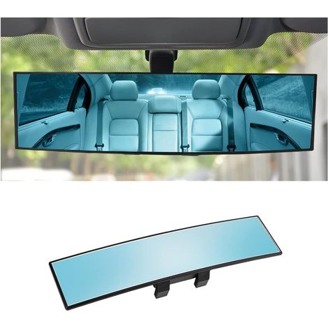 Auto-rückspiegel, 12-zoll-aufsteck-weitwinkel-panorama-rückspiegel Mit Blendschutz, Automatisch, Hochauflösende, Transparente Konvexe Oberfläche, Universelles Innenraumzubehör