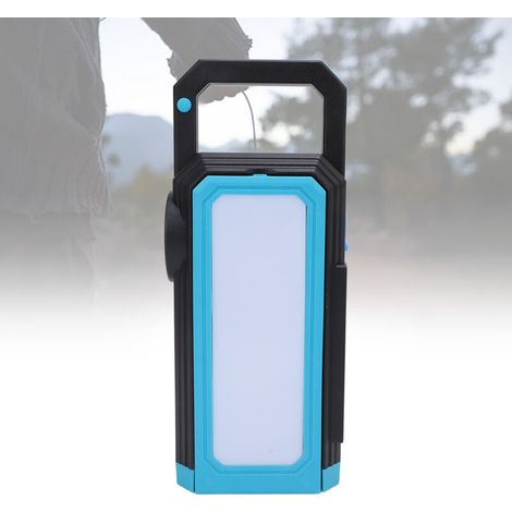 Dubuns Multifunktionale, Faltbare, Doppelseitige Solar-campinglaterne Für Notfälle Bei Outdoor-aktivitäten, Blau