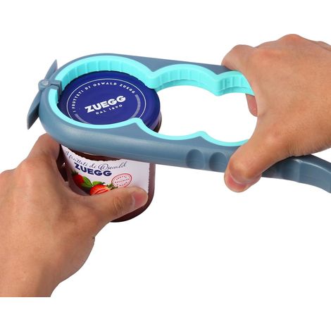 Dosenöffner Für Menschen Mit Schwacher Handkraft, Zum Öffnen Von Festsitzenden Dosen (blaues Und Graues Modell)