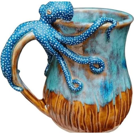 Kreativer Becher – 3d-oktopus-kaffeebecher – Kreative Wohndekoration
