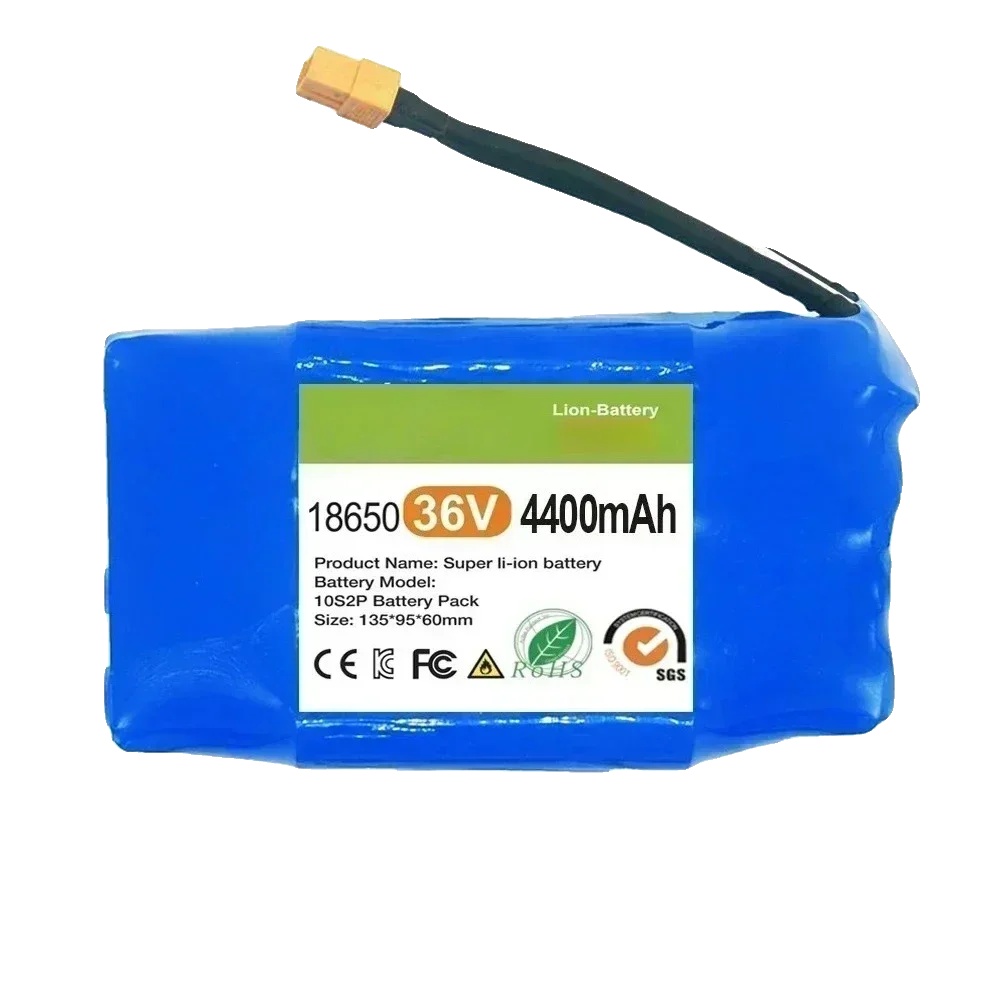 Wiederaufladbare Lithium-ionen-batterie, 12000mah Kapazität, 36v Spannung, 4400mah