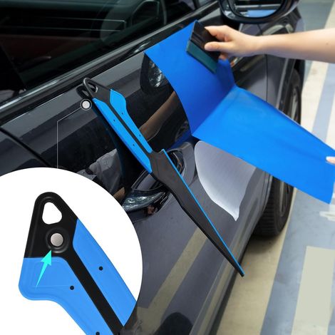 Magnetische Gummiabzieher Für Fensterfolien, Universalabzieher Zum Anbringen Von Folien, Entfernen Und Reinigen Von Glas Mit Wasser, Feste Gummikante, Abstreifer Für V