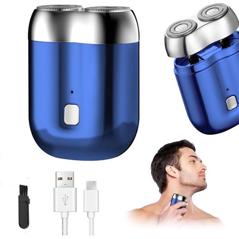 Rasierer – Neuer Mini-elektrorasierer – Tragbarer Magnetischer Elektrorasierer Für Männer – Doppelscherkopf – Usb-aufladbar – Wasserdicht – Geeignet Für Trockene Und Nasse Haut