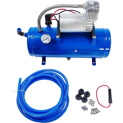 Rosvola Luftkompressor - Drucklufthorn-set - Mit 150 Psi 12v 6l - Lufthornkompressor