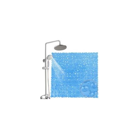 Rutschfeste Duschmatte – 1 Stück, 54 X 54 Cm, Blau – 182 Saugnäpfe