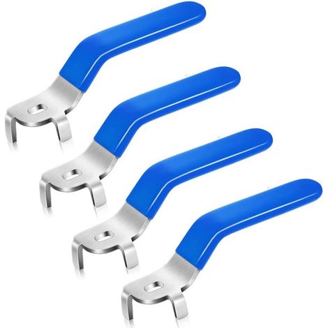 Set Mit 4 Kugelhahngriffen, 10085 Mm, Zum Austausch Und Zur Reparatur Von Außenwasserhahnleitungen, Blau.