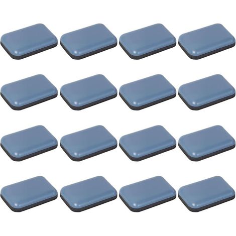 Stuhlgleiter, 16 Stück, Selbstklebende Möbelgleiter Für Rechteckige Teppiche 2,5 Cm × 3,5 Cm
