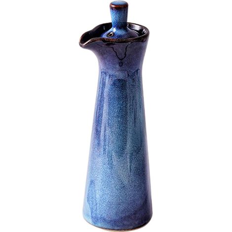 Traditioneller Japanischer Keramik-sojasaucenspender – 120-ml-flasche Für Sojasauce Und Salatdressing (120 Ml, Blau)