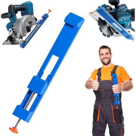 Verstellbare Führung Für Kreissägen, Neue Elektrische Positionierklemme Für Kreissägen, Präzisionsführung Für Holzsägen Für Präzise Säge- Und Fräsarbeiten (blau)