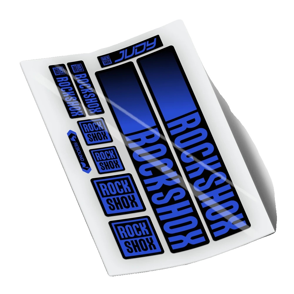 Aufkleber, Vinylmaterial, Anpassbares Design, Blau 052