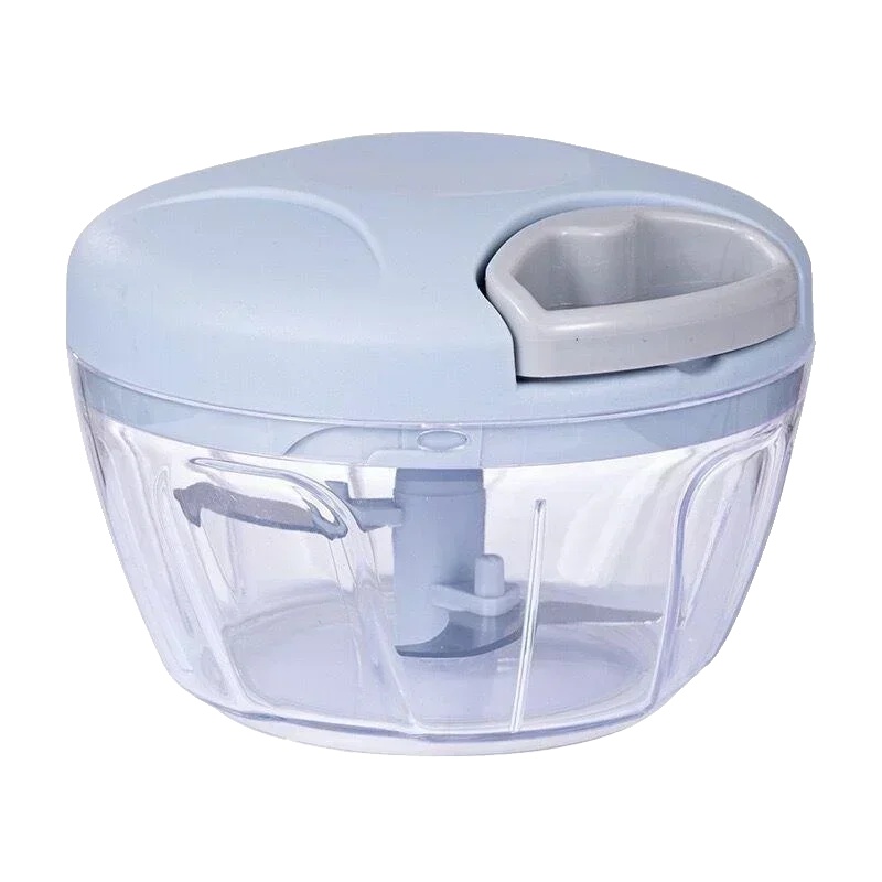 Gemüseschneider, Edelstahlklinge, Umweltfreundliches Design, 500ml-blau