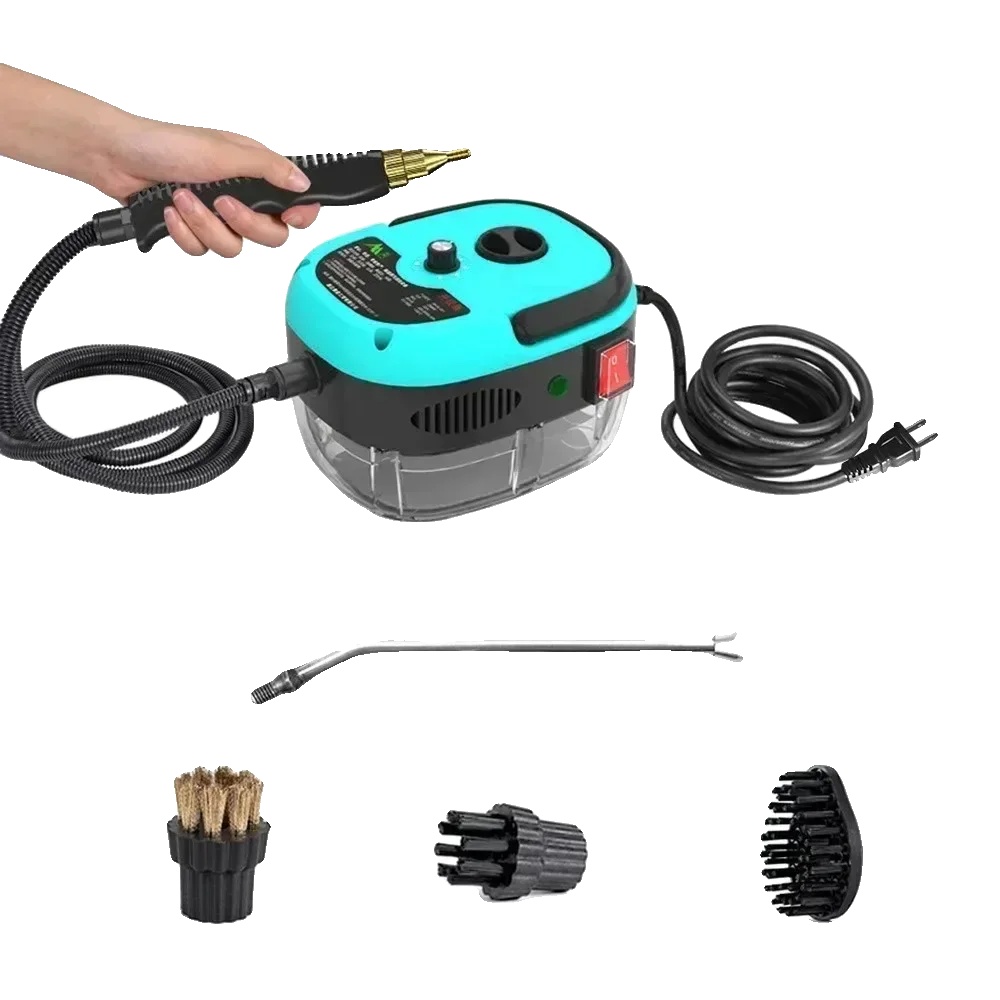Dampfreiniger, Handheld-design, Hochtemperaturreinigung, Blau, 220 V-c, Eu-c