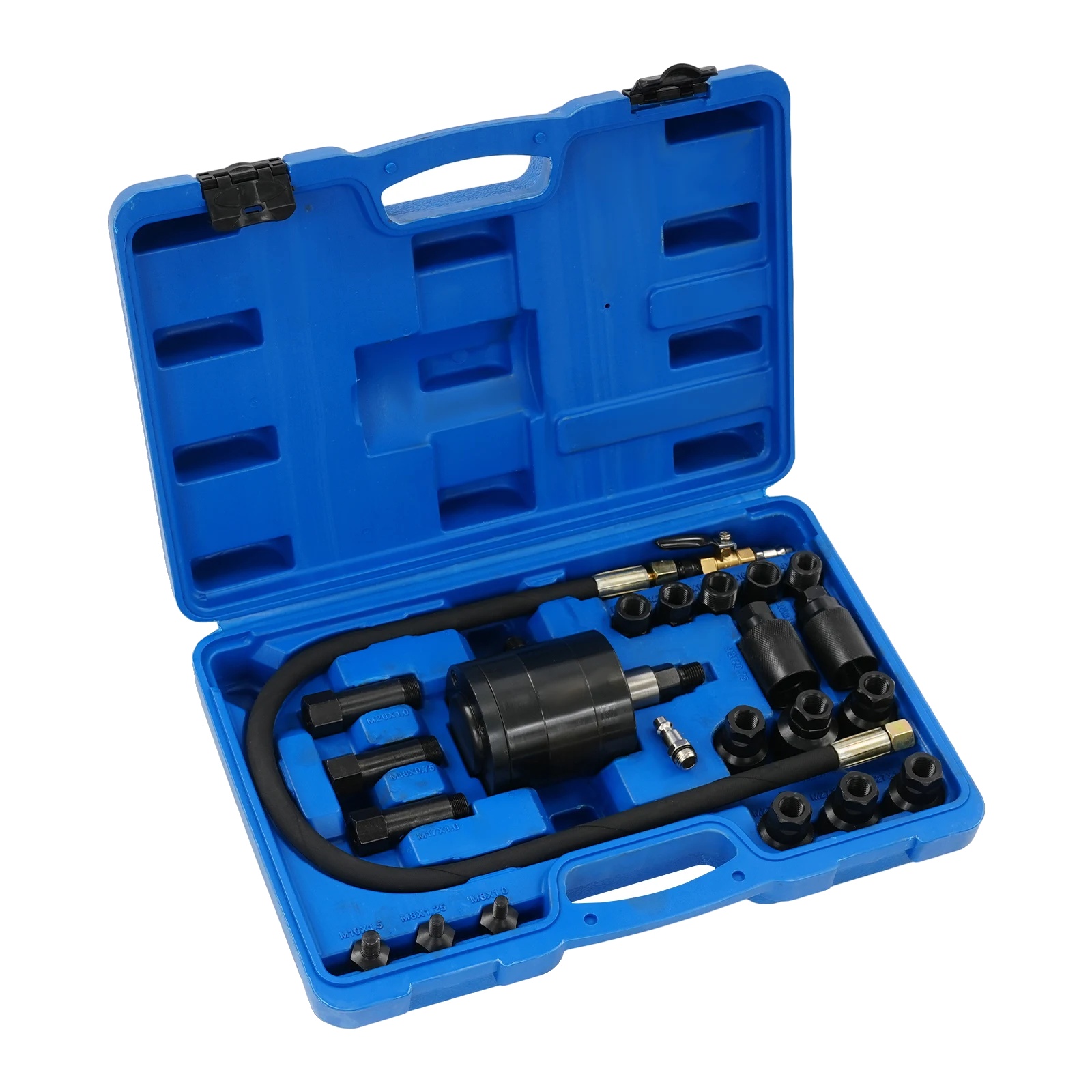 Pneumatisches Injektor-ausdrücker-kit, 23 Teile, Kompatibel Mit Verschiedenen Dieselmotoren, Blau
