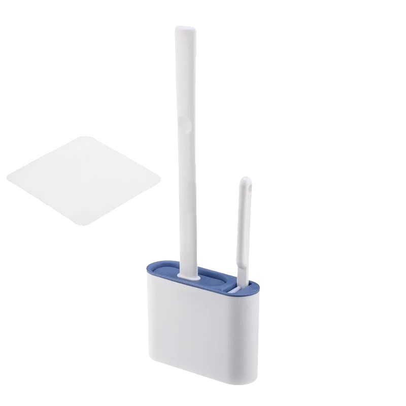 Toilettenbürste, Ergonomischer Griff, Hygienisches Design, Stil1 Blau