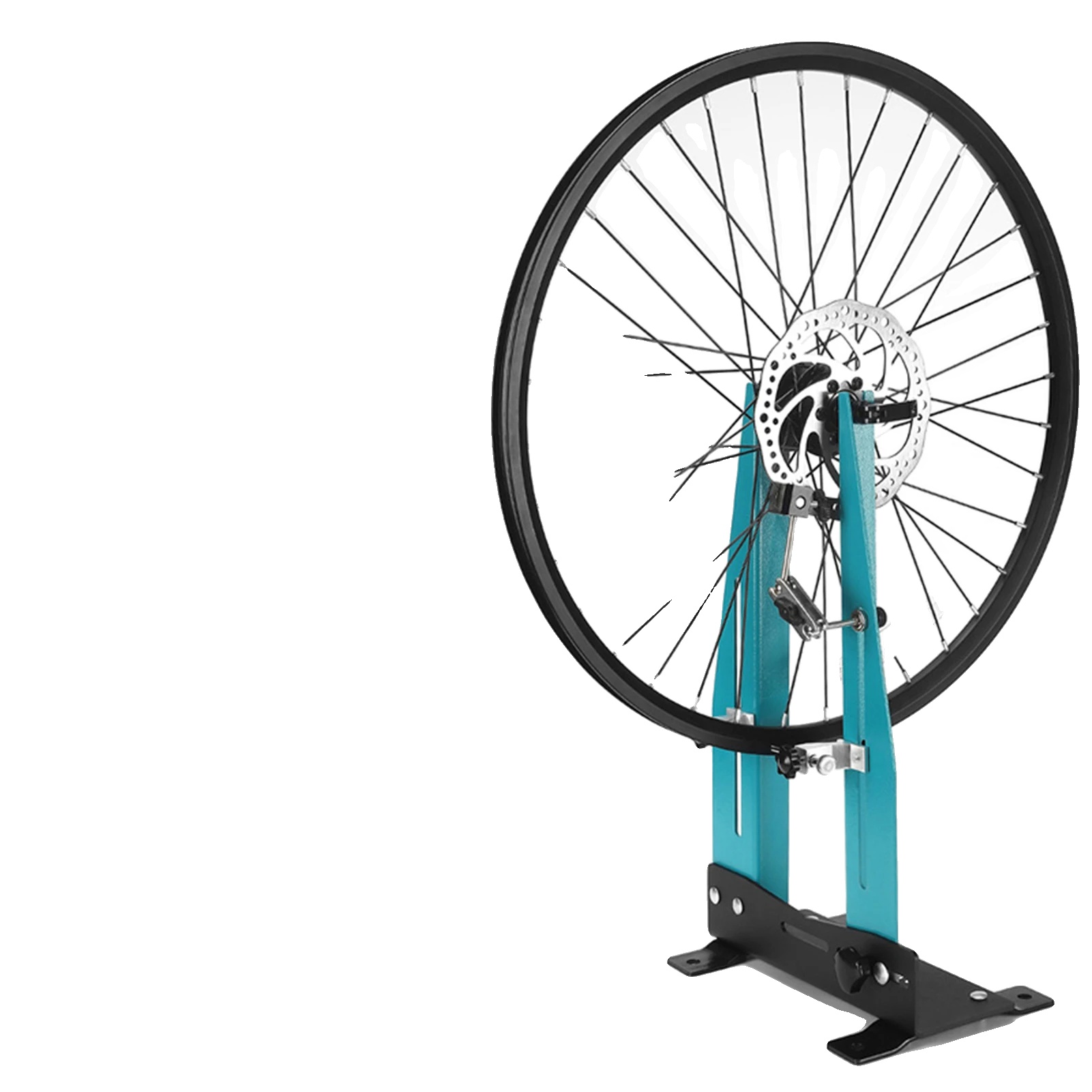 Fahrradfelgenrichtständer, Stahlkonstruktion, Verstellbare Höhe 94-135 Cm, Passend Für Die Meisten Radgrößen, Präzise Ausrichtung, Rutschfeste