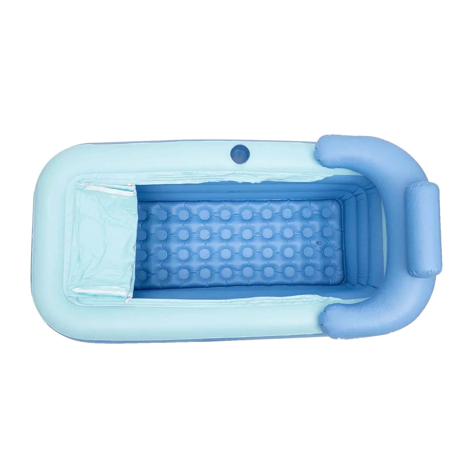 Aufblasbare Badewanne, Tragbar, Einfache Einrichtung, Blau