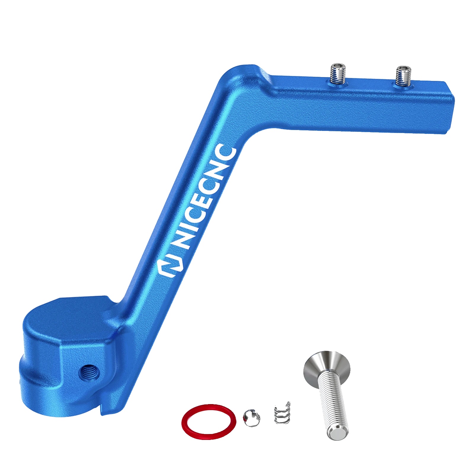 Kickstarthebel, Leichtes Aluminium, Verbesserte Haltbarkeit, Blau