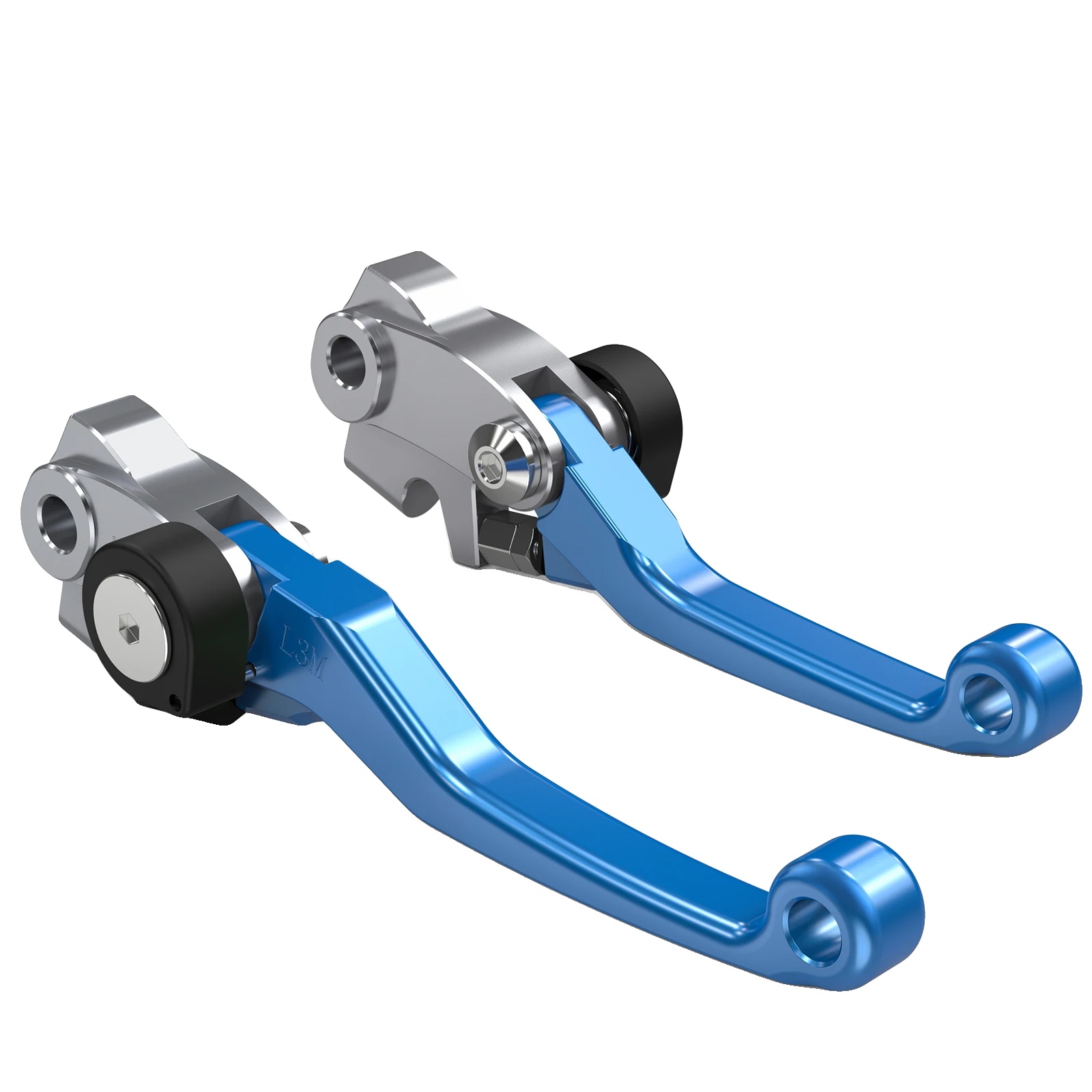 Faltbarer Bremskupplungshebel, Langlebige Aluminiumlegierung, Ergonomisches Design, Blau