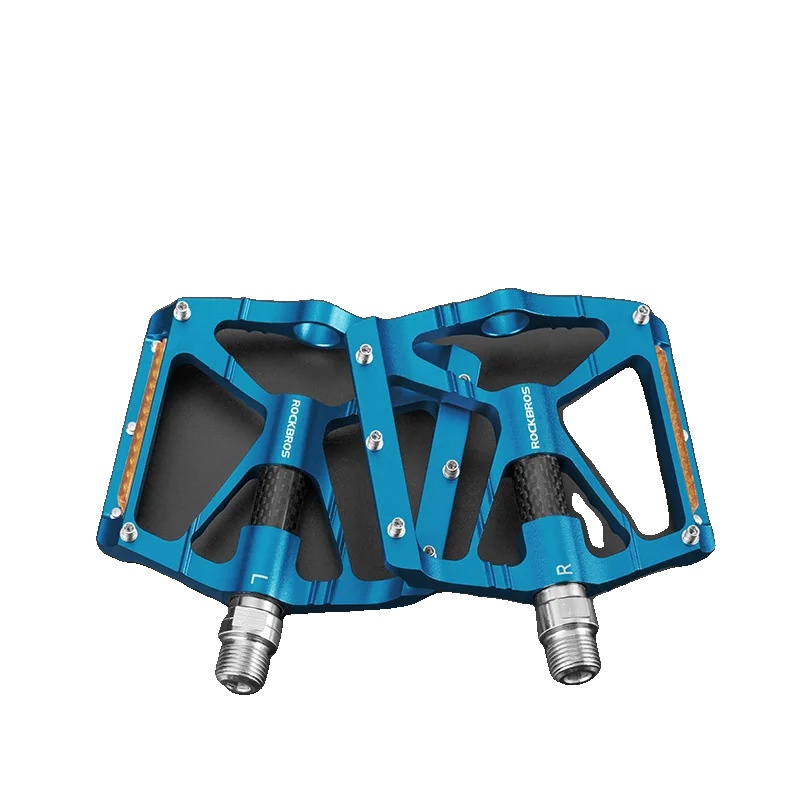 Fahrradpedale, Rutschfestes Design, Reflektierende Sicherheitsmerkmale, K307pt Blau