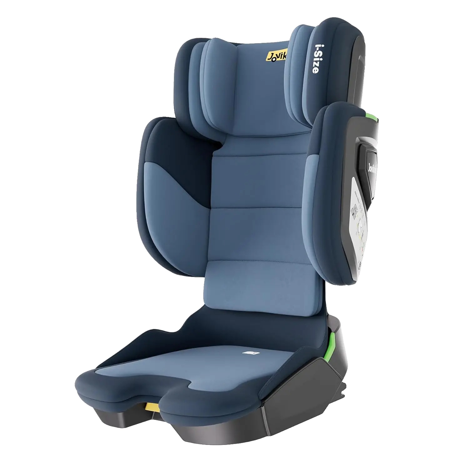 Kindersitz, Isofix-kompatibel, Faltbares Design, Blauter Stoff