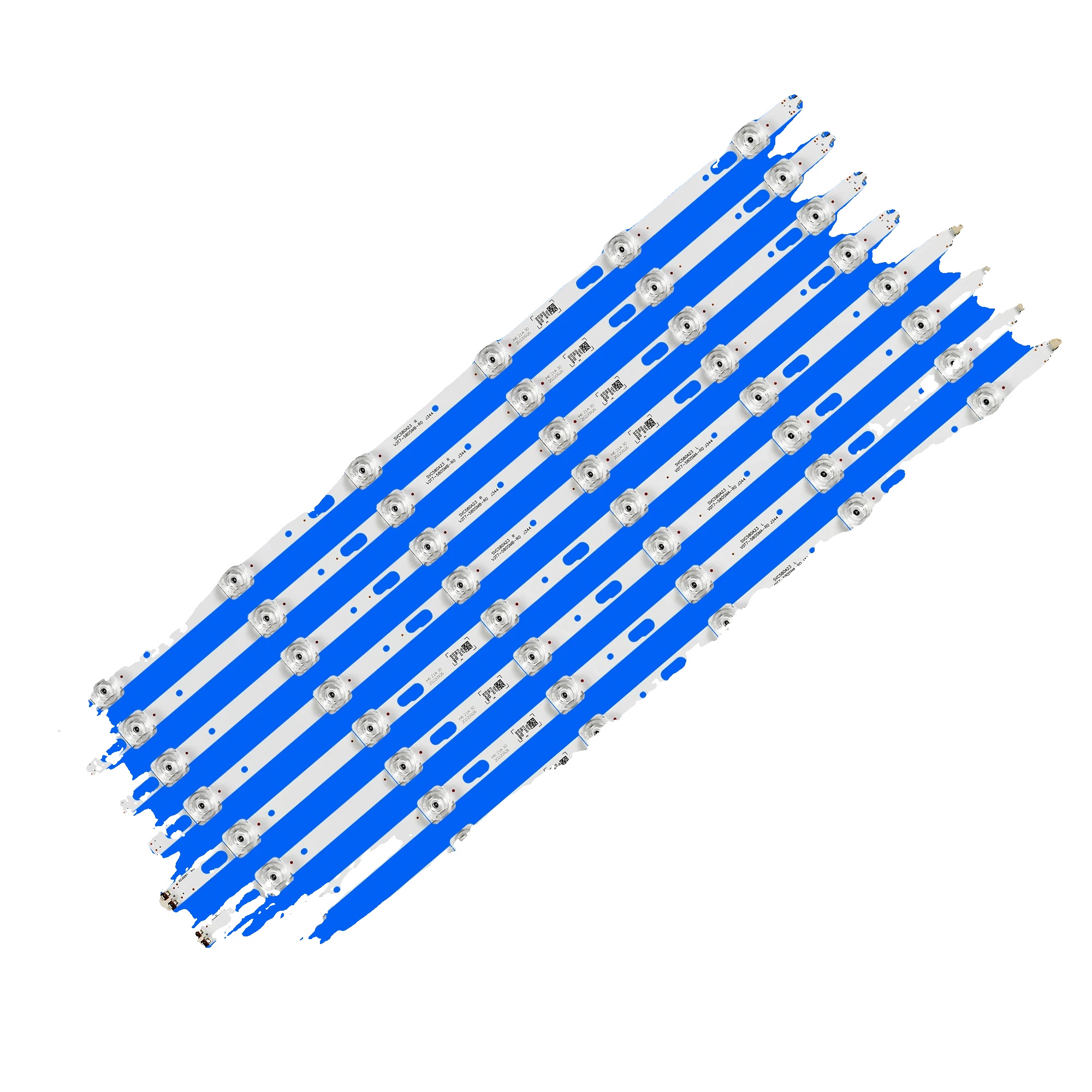 Led-hintergrundbeleuchtungsstreifen, 1145 Mm Länge, 12 Led-perlen Pro Streifen, 3v Spannung Pro Led, Kompatibel Mit Der Un58au7000-serie, Brandneu