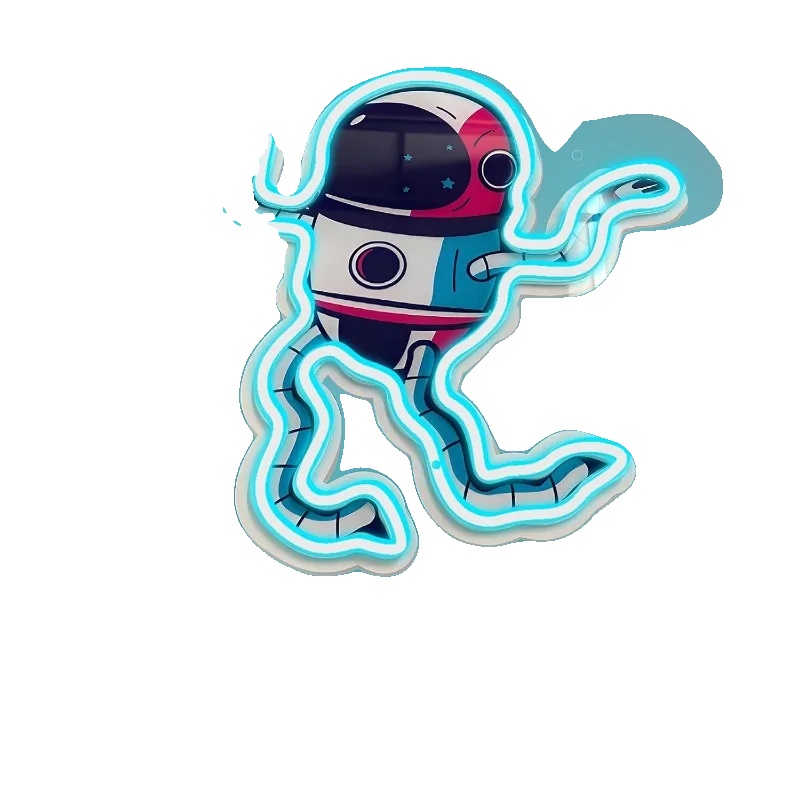 Neonschild, Dimmbares Led, Usb-betrieben, 34.5x35cm
