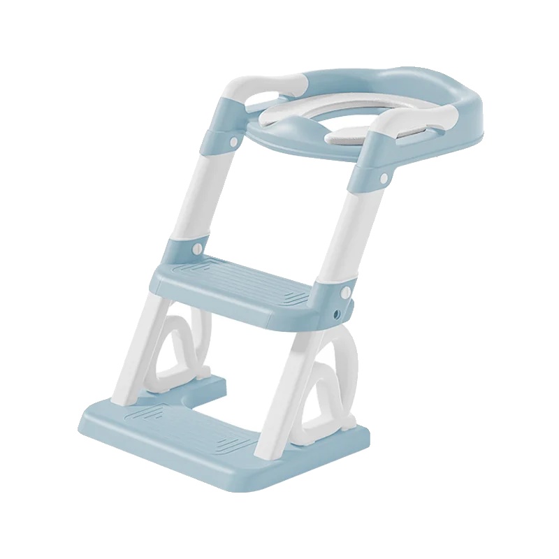 Toilettenreduzierer, Rutschfeste Sicherheitsmerkmale, Faltbares Design, Blau