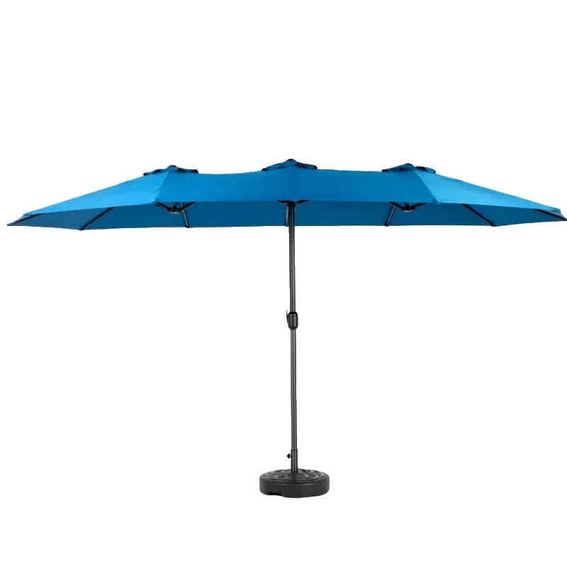 Sonnenschirm, Große Größe, Langlebige Konstruktion, Blau