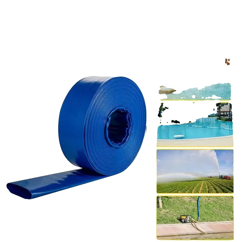 Ablaufschlauch, 51mm Durchmesser, 32m Länge, Schwerlast, Wetterfest, Blau