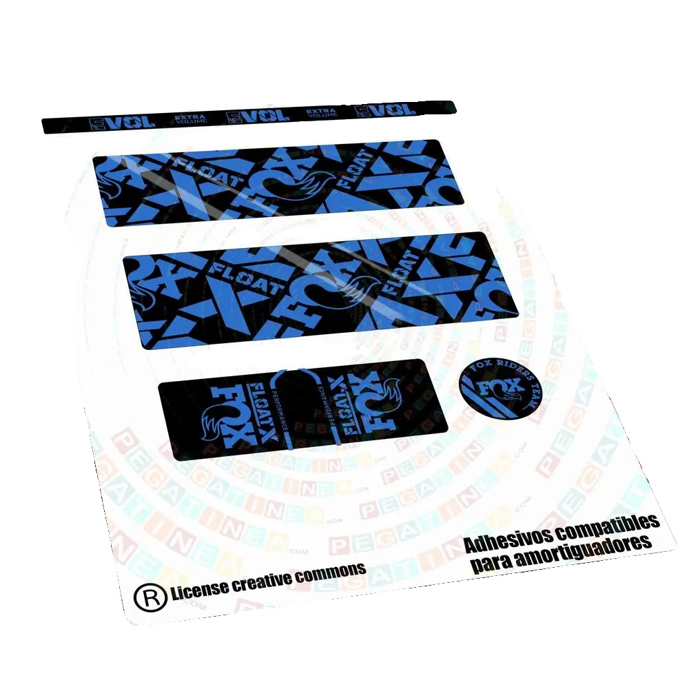 Aufkleber, Hochwertiges Vinyl, Individuelle Designs, Blau 084