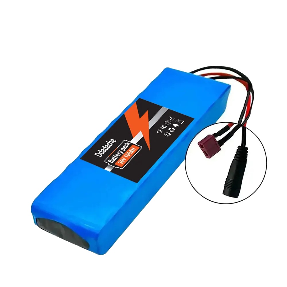 Lithium-ionen-batterie, 100000mah Kapazität, Kompatibel Mit 36v-systemen, T-dc