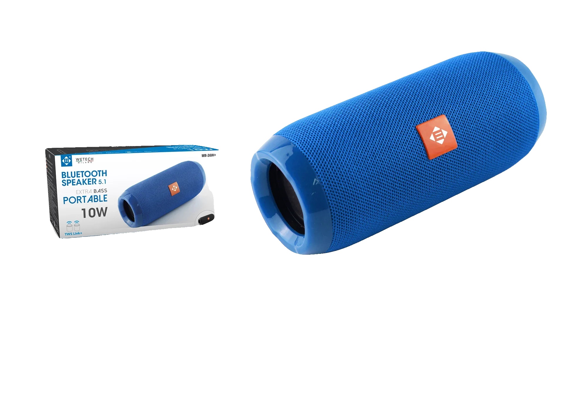 Bluetooth-lautsprecher, Extra Bass Boost, Tragbares Design, Wr36blu