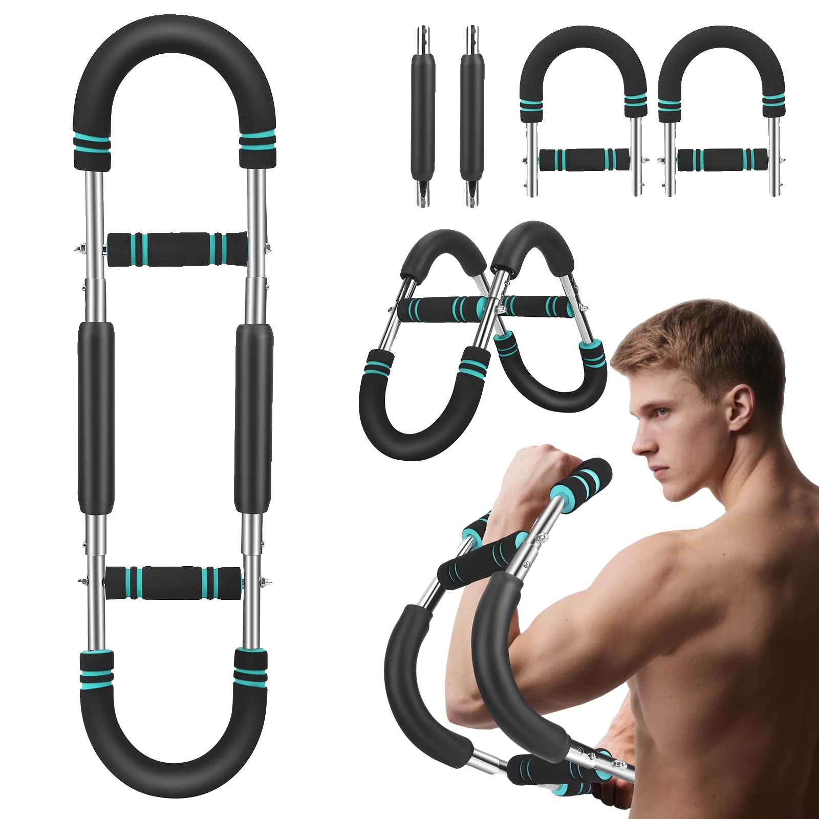 Armtrainer, Verstellbarer Widerstand, Tragbares Design, Blau