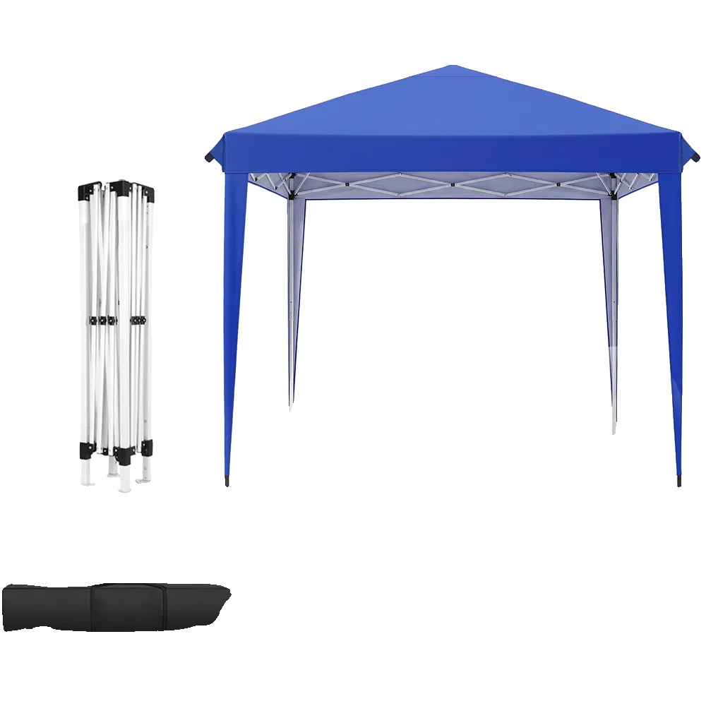 Gazebo Zelt, 420d Oxford Stoff, Wetterfest, Blau