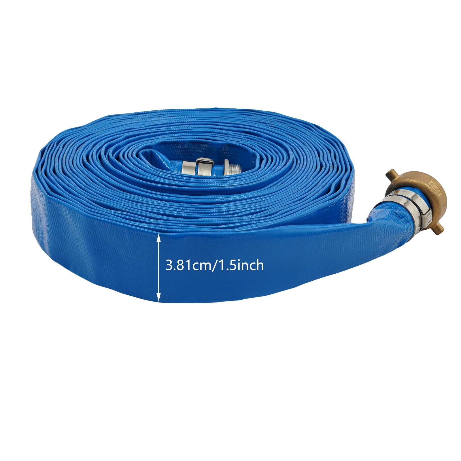 Wasserabfluss-schlauch, Pvc-konstruktion, Hohe Druckbewertung, Blau