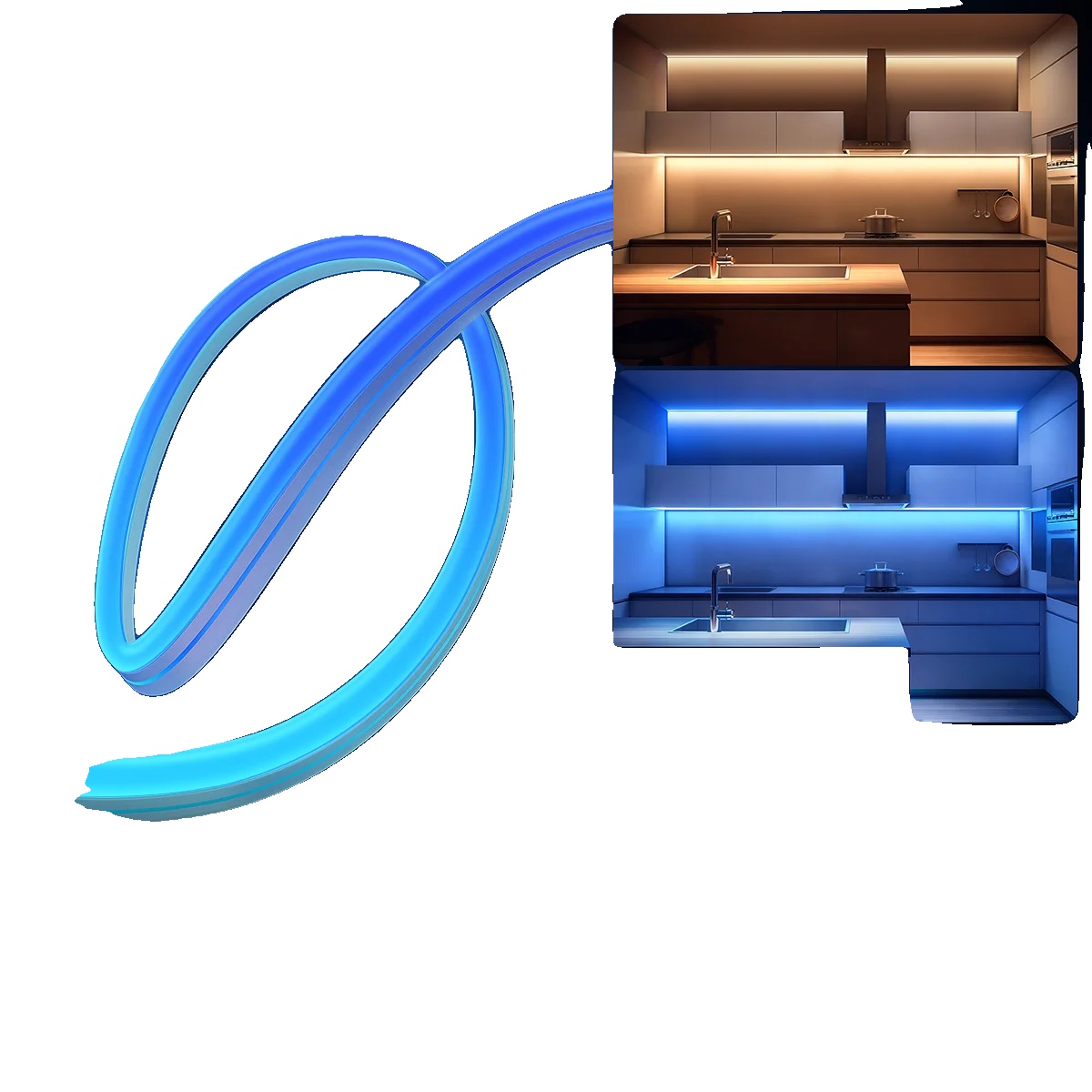 Neon-streifenlicht, Musik-synchronisationsfähigkeit, Wasserdichtes Design, 15m