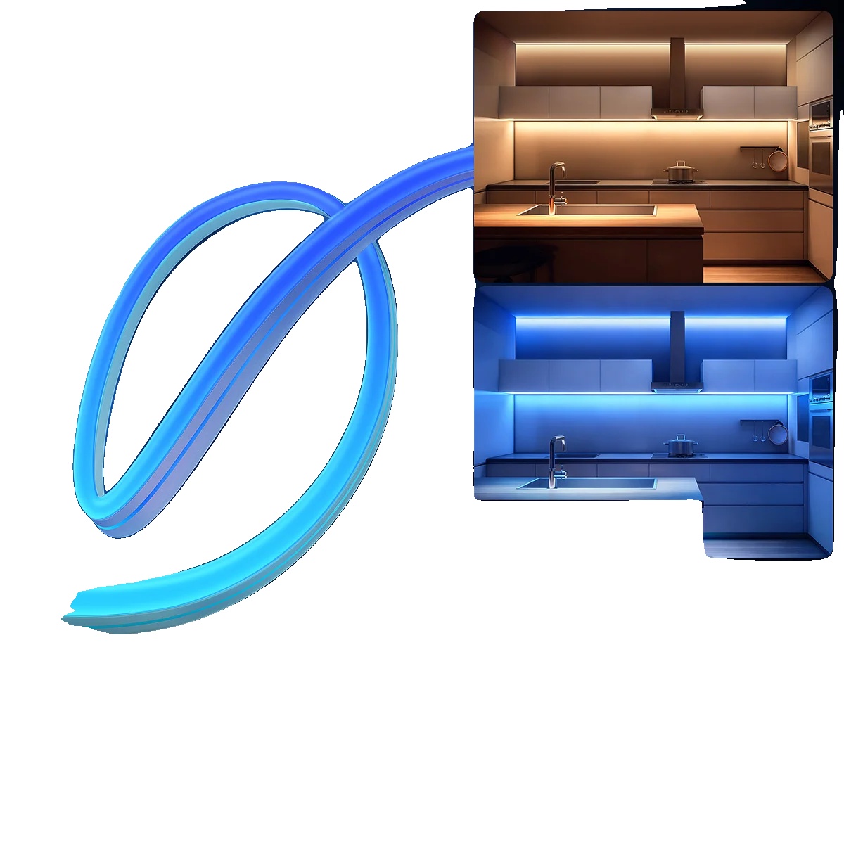 Neon-streifenlicht, Musik-synchronisationsfähigkeit, Wasserdichtes Design, 20m