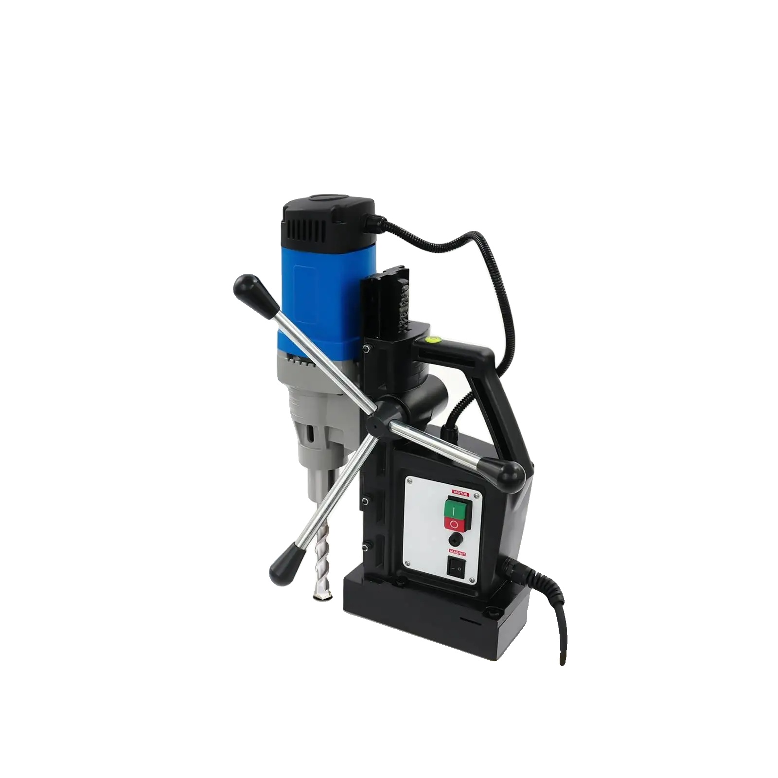 Magnetbohrmaschine, 1680 W, 220 V, Spindelaufnahme Mt3, Maximale Bohrtiefe 50 Mm, Hubhöhe 20 Cm