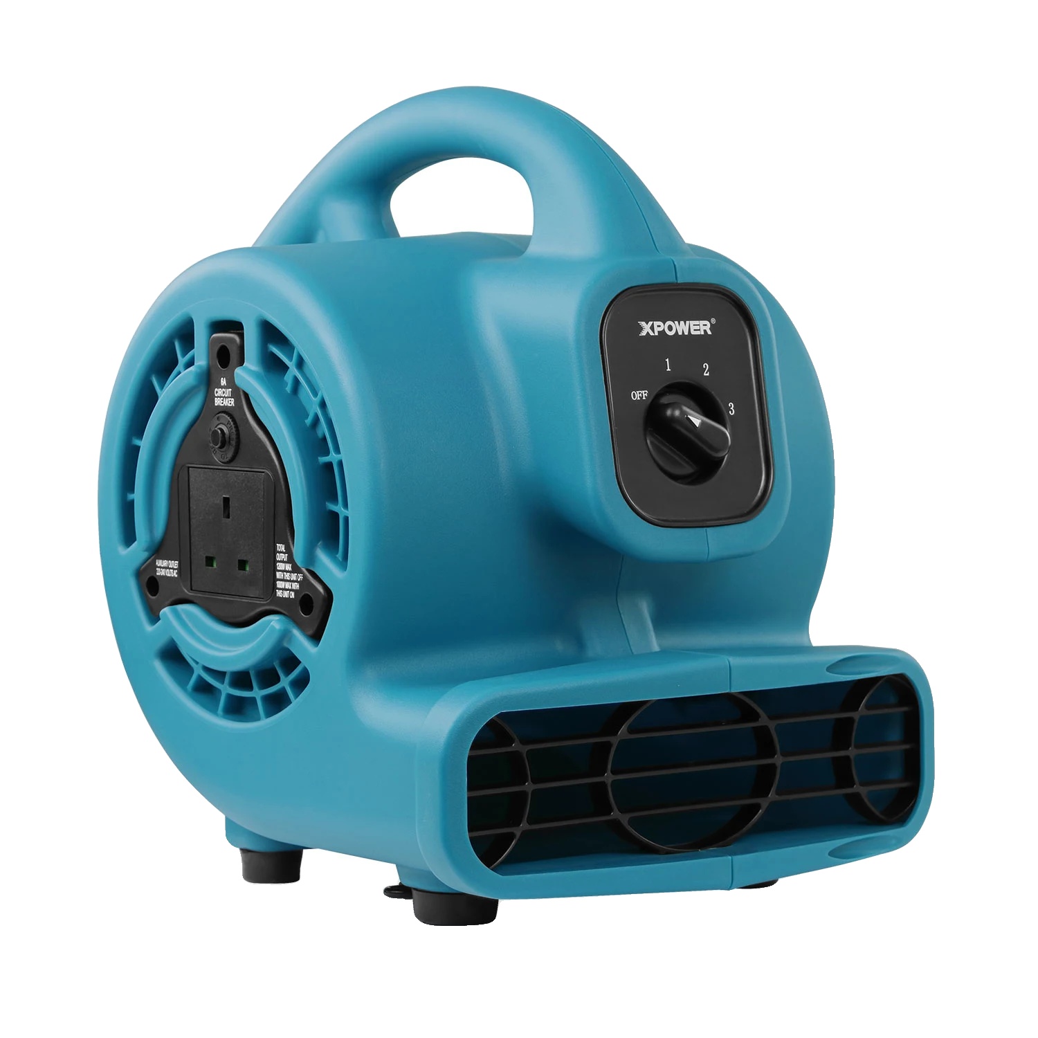 Luftbläser, 3 Geschwindigkeitsstufen, Energieeffizientes Design, P-80a-blau, Eu-d